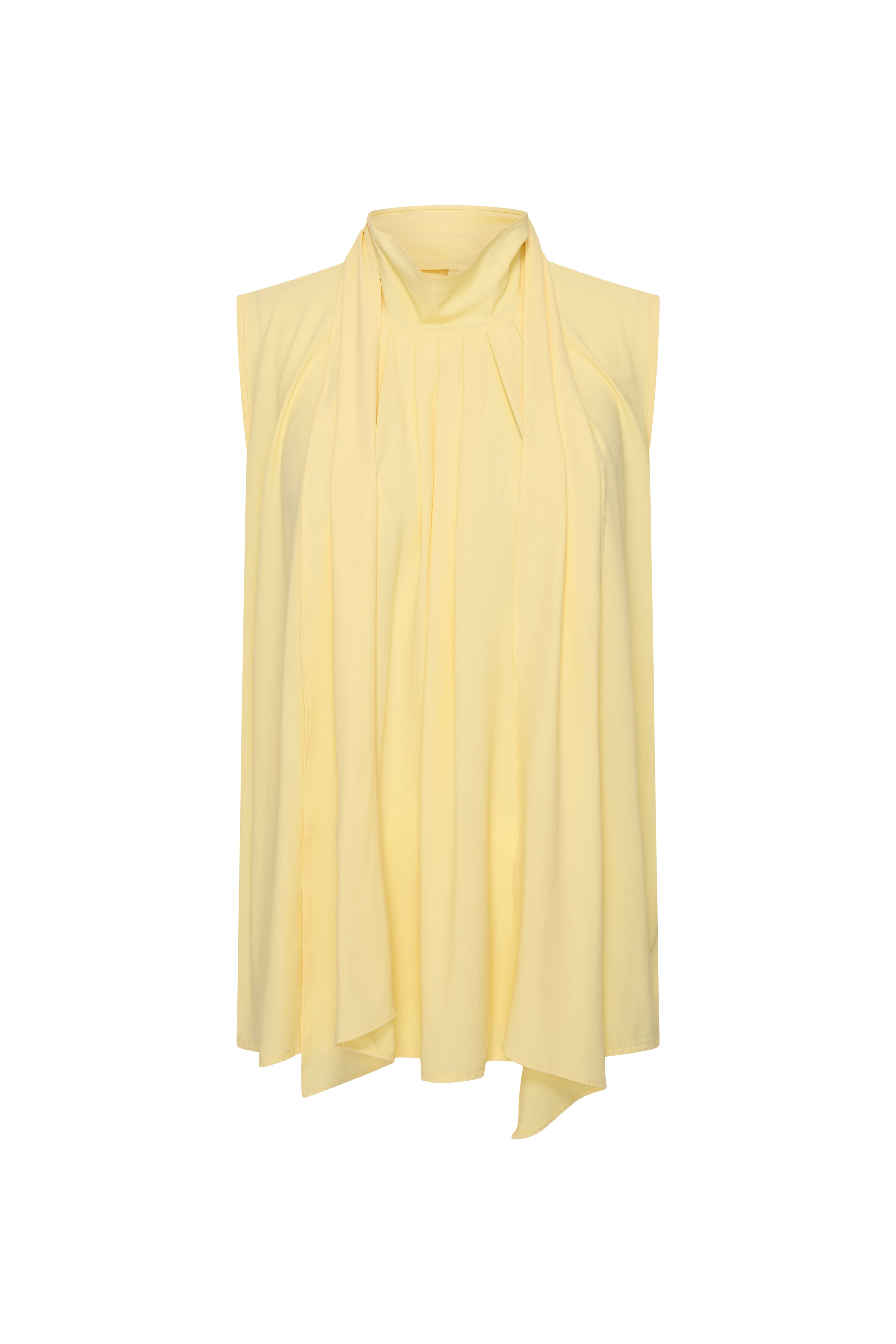 Travel Blouse Bow Lemon Yellow 202830
