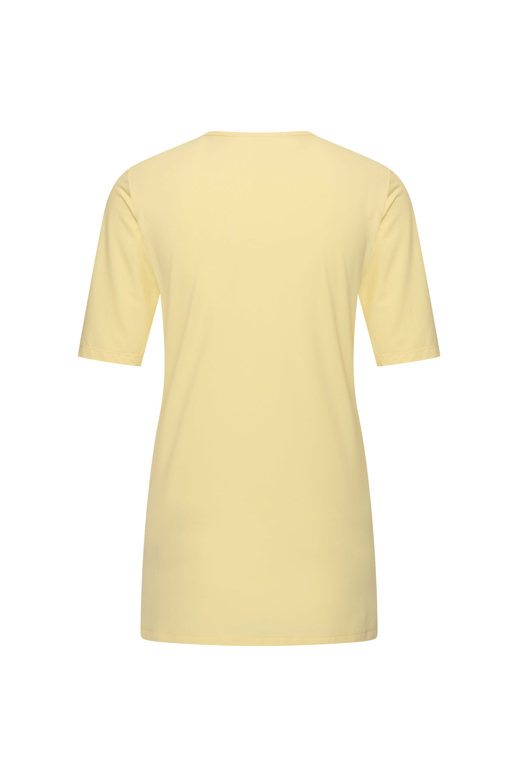 Travel Top Drape Neck Lemon Yellow 202829