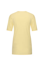 Travel Top Drape Neck Lemon Yellow 202829