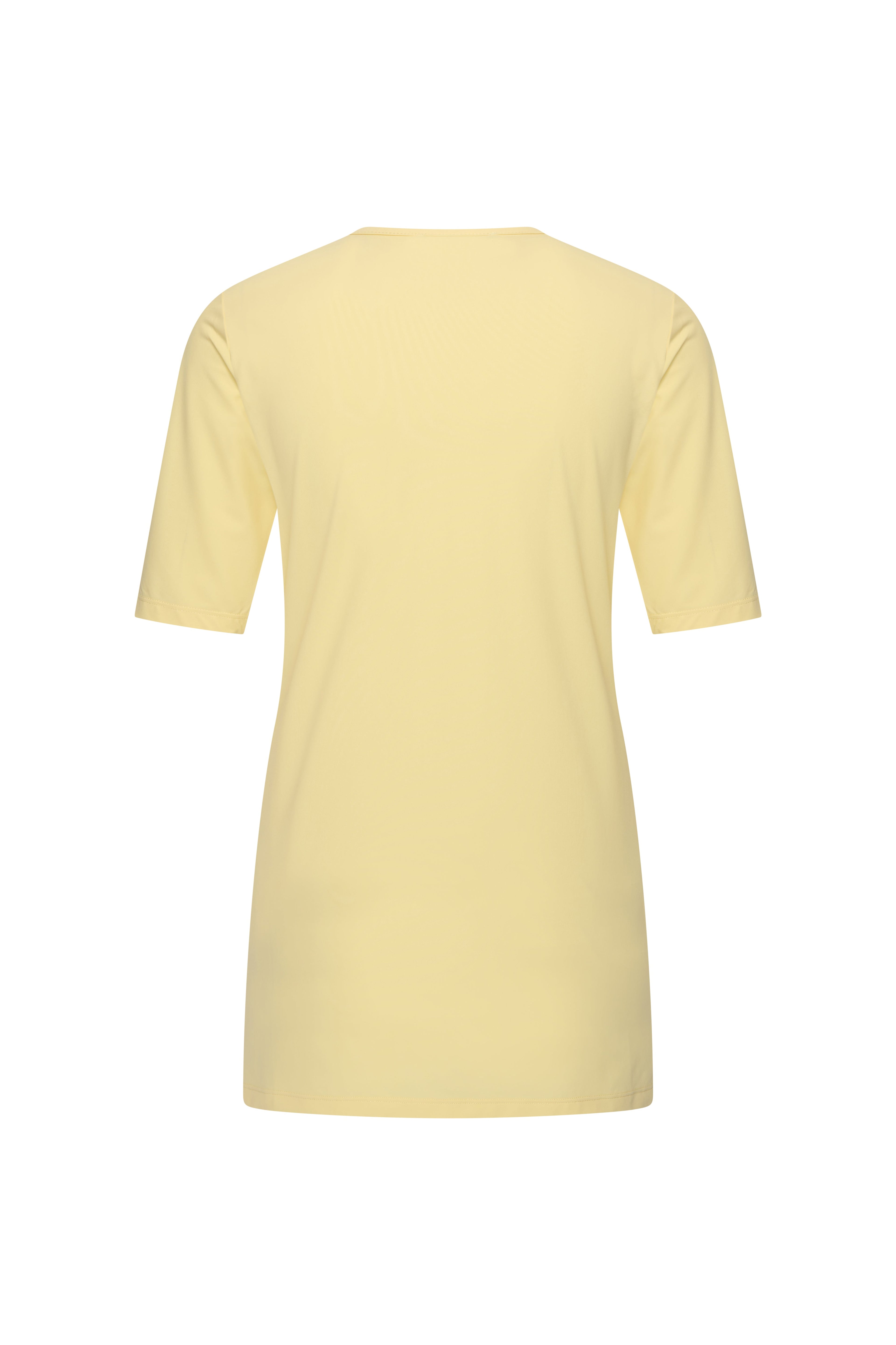 Travel Top Drape Neck Lemon Yellow 202829
