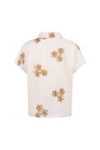 Top Daniek Embroidery Offwhite Fango NKS01125