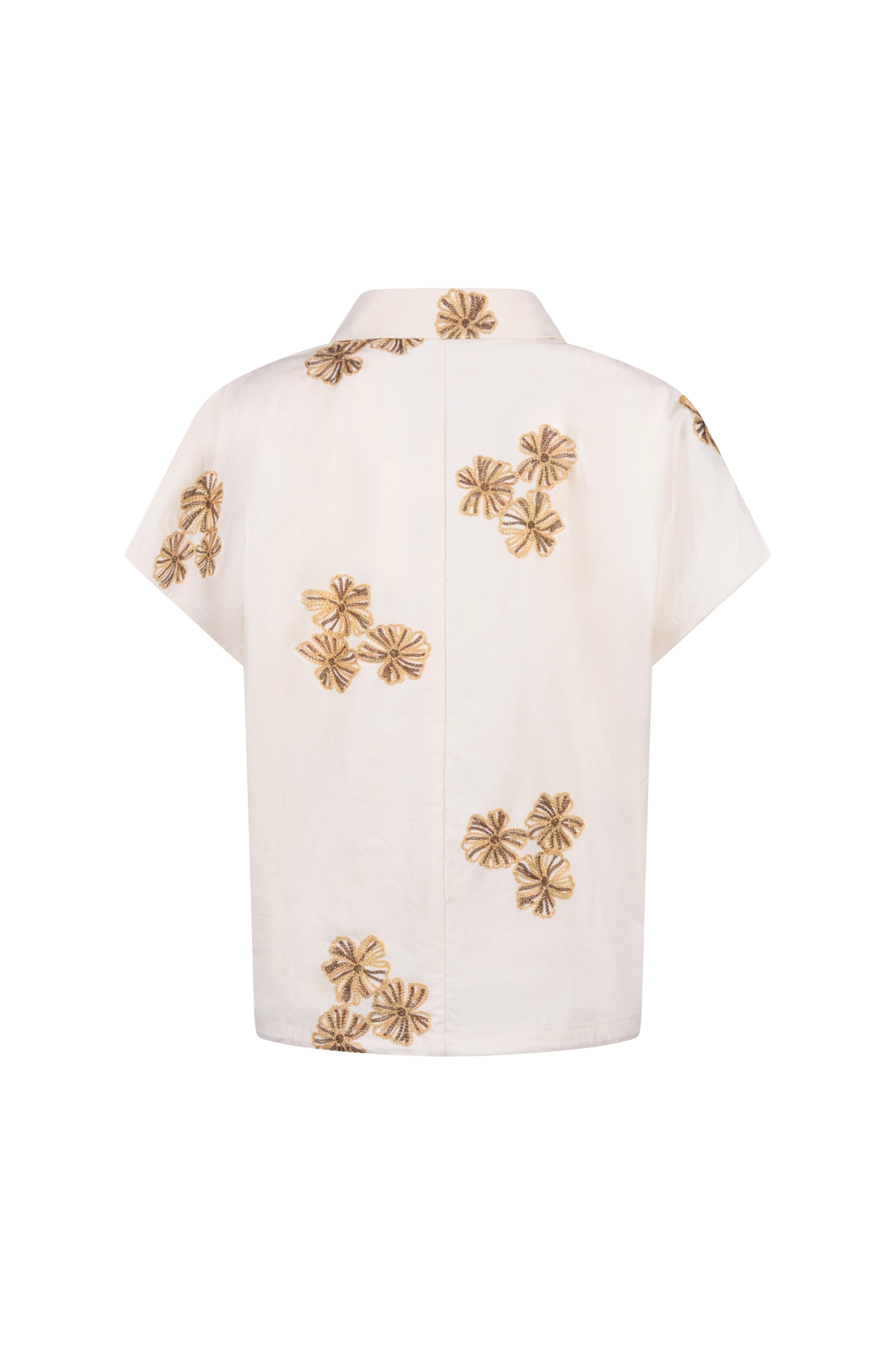 Top Daniek Embroidery Offwhite Fango NKS01125