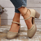 Aspen™ | Elegant Retro-Mesh Sandals