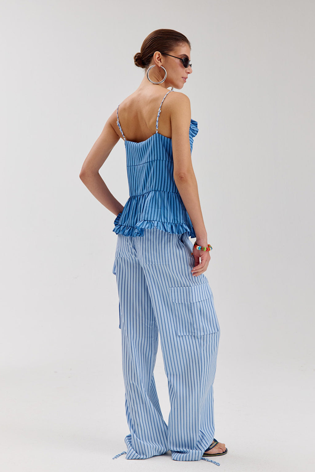 Top Maren Blue Stripe HS6P405