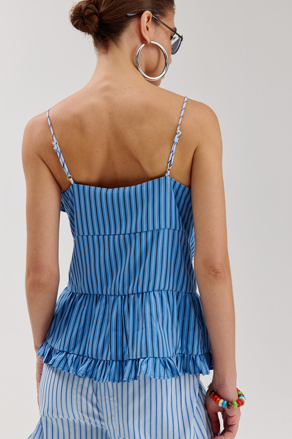 Top Maren Blue Stripe HS6P405