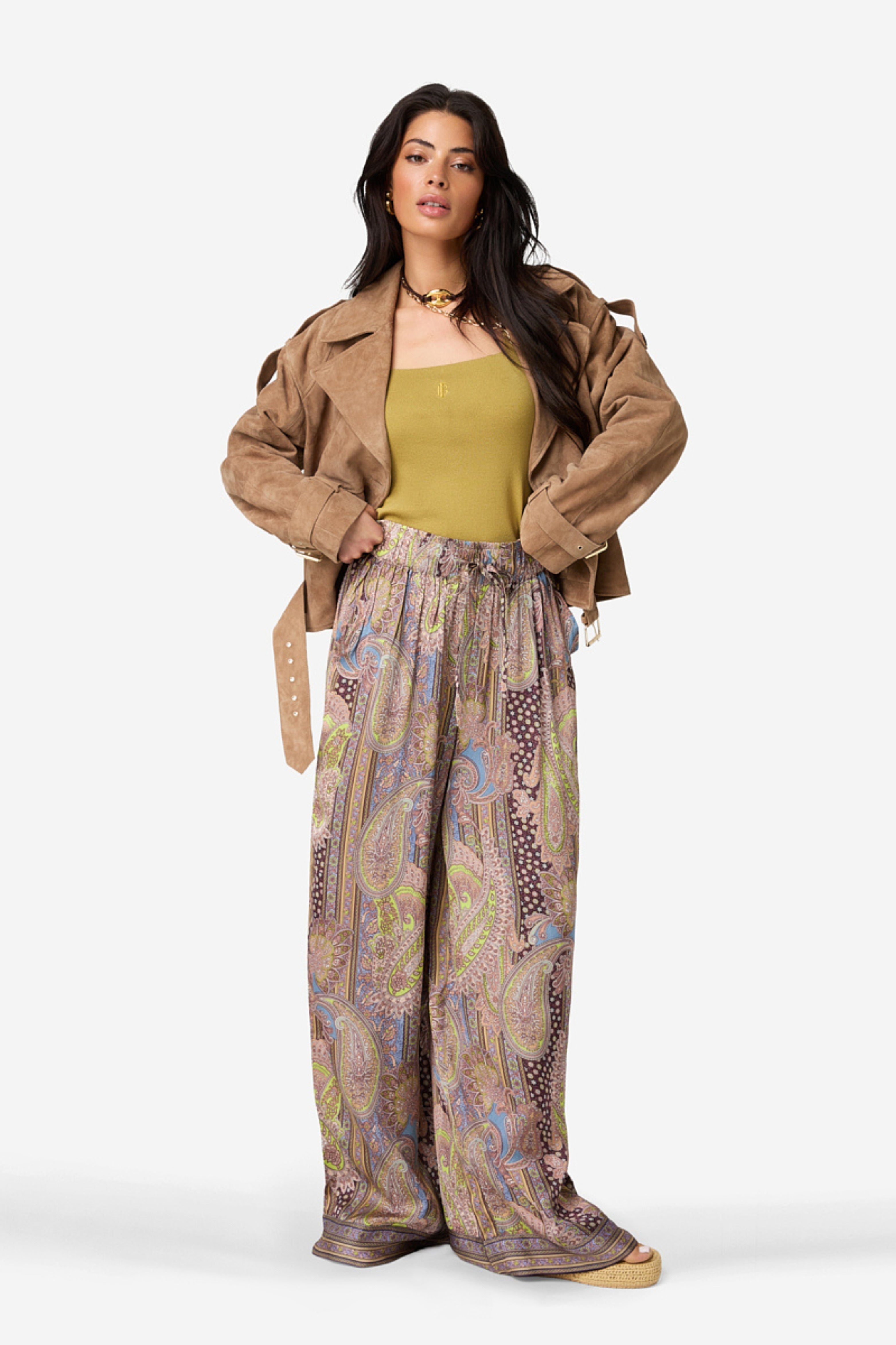 Top Kara Gold Green